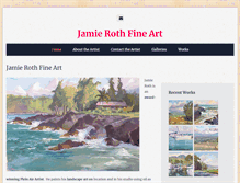 Tablet Screenshot of jamierothart.com